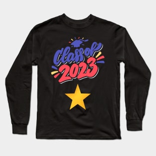 Star Class of 2023 - preschool kid, kindergarten, elementary, middle school graduates Long Sleeve T-Shirt